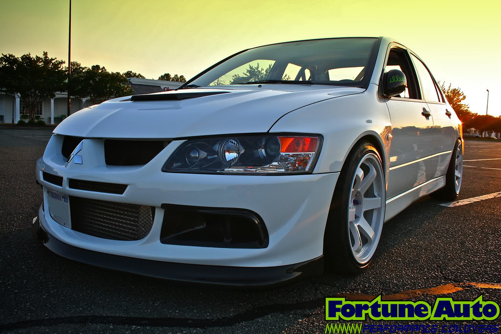 Always loved the Evo 9 Fortune Auto's demo one looks extra clean White EVO